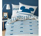 Parure De Lit Imprimée 100% Coton, Disney Home Mickey Sail 140x200+63x63cm