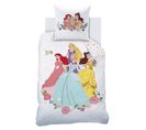 Parure De Lit Imprimée 100% Coton, Disney Home Princesse Bal 140x200+63x63cm