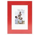 Cadre Photo Optimo Rouge 10x15 Cm