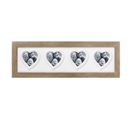 Cadre Photo Multivues Love 66x22 Cm 4 Vues