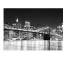 Tableau Sur Toile Brooklyn Bridge De Nuit 100x140 Cm