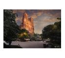 Tableau Sur Toile Cathédrale De Reims De Nuit 45x65 Cm