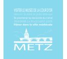 Tableau Sur Toile Metz Bleu Clair 30x30 Cm