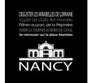 Tableau Sur Toile Nancy Noir 30x30 Cm