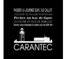 Tableau Sur Toile Carantec Noir 30x30 Cm