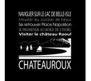 Tableau Sur Toile Châteauroux Noir 30x30 Cm