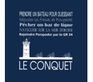 Tableau Sur Toile Le Conquet Navy 30x30 Cm