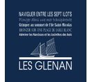 Tableau Sur Toile Les Glenan Navy 30x30 Cm