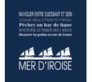 Tableau Sur Toile Mer D'iroise Navy 30x30 Cm