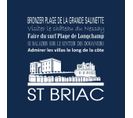 Tableau Sur Toile Saint-briac Navy 30x30 Cm