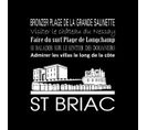 Tableau Sur Toile Saint-briac Noir 30x30 Cm