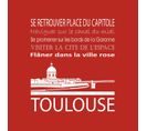 Tableau Sur Toile Toulouse Rouge 30x30 Cm