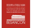 Tableau Sur Toile Besançon Rouge 30x30 Cm