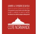 Tableau Sur Toile Côte Normande Rouge 30x30 Cm