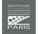 Tableau Sur Toile Paris Tour Eiffel Gris 30x30 Cm