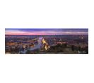 Tableau Sur Toile Rouen Vue Colline 30x97 Cm