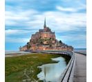 Tableau Sur Toile Mont-saint-michel 90x90 Cm