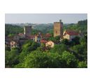 Tableau Sur Toile Cardaillac Village 65x97 Cm