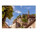 Tableau Sur Toile Rocamadour Village 100x140 Cm