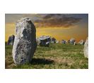 Tableau Sur Verre Synthétique Champs De Menhirs 65x97 Cm