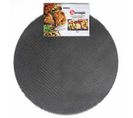 Grille Ronde 48cm Gris/noir. - 400480cds