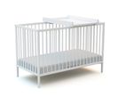 Chambre Bébé Lit Et Plan à Langer En Bois Blanc