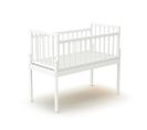 Berceau Cododo Blanc En Bois   Matelas 40x80