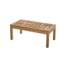 Harris - Table Basse De Jardin Rectangulaire 100x50cm En Bois Teck