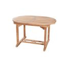 Harris - Table De Jardin 4/6 Personnes - Ovale Extensible 120/180 X 90 Cm En Bois Teck