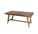 Hanna - Table De Jardin 8/10 Personnes - Rectangulaire Scandi Extensible 180/240x100cm En Bois Teck