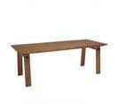 Alida - Table à Manger Rectangulaire 220x90cm En Bois De Teck Recyclé