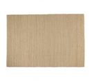 Quentin - Tapis Rectangulaire 200x290cm En Jute Et Coton Beige