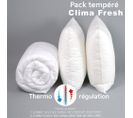 Pack Clima Fresh Thermorégulation Couette Temperee+oreiller 220 X 240 Cm Blanc