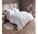 Couette Tradition Chaude - 70% Duvet D'oie 140 X 200 Cm Blanc