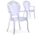 Lot De 2 Chaises Royales "heighness" 108cm Transparent