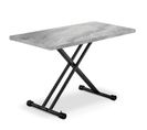 Table Basse Relevable "becca" 120cm Gris