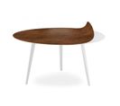 Table Basse 1 Cover "contraste Ii" 90cm Blanc