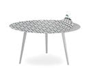 Table Basse 1 Cover "losanges" 90cm Argent