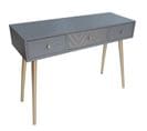 Console 3 Tiroirs Design "roymy" 108cm Gris