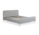 Lit Scandinave et Sommier "sad" 160x190cm Gris