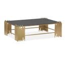 Table Basse Design "manala" 101cm Noir et Or