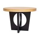 Table De Repas Extensible "kapy" 110-260cm Chêne et Noir