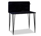 Bureau Avec Étagère Design "segma" 115cm Noir