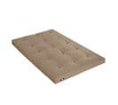 Matelas Futon Latex Taupe 140x190