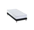 Ensemble Matelas Ressorts Cosmos + Sommier 90x190 Sommier Noir