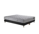 Ensemble Nova Matelas Ressorts Ensaches Memoire De Forme Anthracite 180x200cm