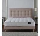 Ensemble Pulsar Tête De Lit Matelas Ressorts Ensaches Memoire De Forme Rose Poudre 140190cm