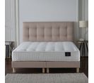 Ensemble Pulsar Tête De Lit Matelas Ressorts Ensaches Memoire De Forme Rose Poudre 180x200cm