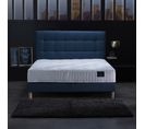 Ensemble Pulsar Tête De Lit Matelas Ressorts Ensaches Memoire De Forme Bleu Marine 140190cm