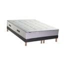 Ensemble Matelas + Sommier Ressort 7 Zones H30 cm Palacio 2 Fabrication Francaise 2x80 X 200 Cm